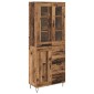 vidaXL Highboard Παλιό Ξύλο 69,5 x 34 x 90 εκ. Επεξεργασμένο Ξύλο