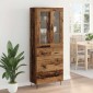 vidaXL Highboard Παλιό Ξύλο 69,5 x 34 x 90 εκ. Επεξεργασμένο Ξύλο