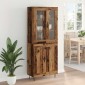 vidaXL Highboard Παλιό Ξύλο 69,5 x 34 x 90 εκ. Επεξεργασμένο Ξύλο