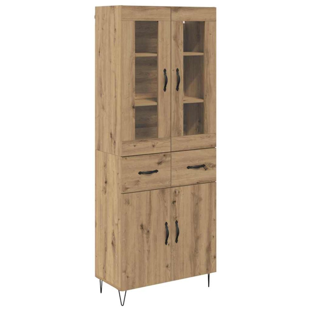 vidaXL Highboard Artisan Oak 69,5 x 34 x 90 εκ. Επεξεργασμένο Ξύλο