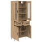 vidaXL Highboard Artisan Oak 69,5 x 34 x 90 εκ. Επεξεργασμένο Ξύλο