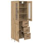 vidaXL Highboard Artisan Oak 69,5 x 34 x 90 εκ. Επεξεργασμένο Ξύλο