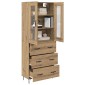vidaXL Highboard Artisan Oak 69,5 x 34 x 90 εκ. Επεξεργασμένο Ξύλο