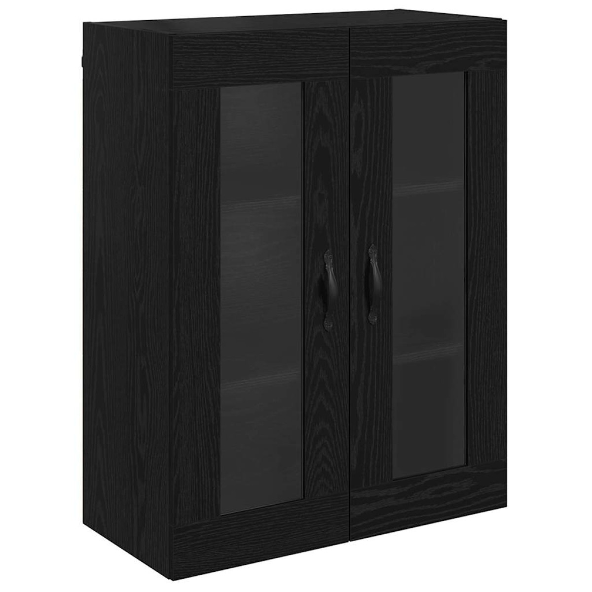 vidaXL Highboard Μαύρη Οξυά 69,5 x 34 x 90 εκ. Επεξεργασμένο Ξύλο