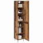 vidaXL Highboard Παλιό Ξύλο 34,5 x 34 x 90 εκ. Επεξεργασμένο Ξύλο