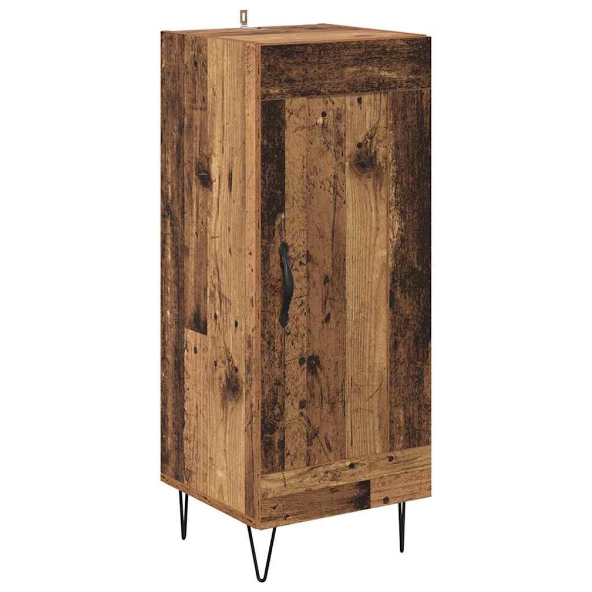 vidaXL Highboard Παλιό Ξύλο 34,5 x 34 x 90 εκ. Επεξεργασμένο Ξύλο