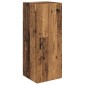 vidaXL Highboard Παλιό Ξύλο 34,5 x 34 x 90 εκ. Επεξεργασμένο Ξύλο