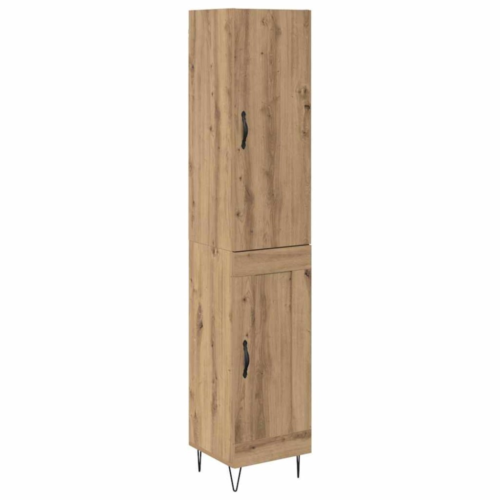 vidaXL Highboard Artisan Oak 34,5 x 34 x 90 εκ. Επεξεργασμένο Ξύλο