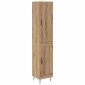 vidaXL Highboard Artisan Oak 34,5 x 34 x 90 εκ. Επεξεργασμένο Ξύλο