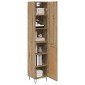 vidaXL Highboard Artisan Oak 34,5 x 34 x 90 εκ. Επεξεργασμένο Ξύλο