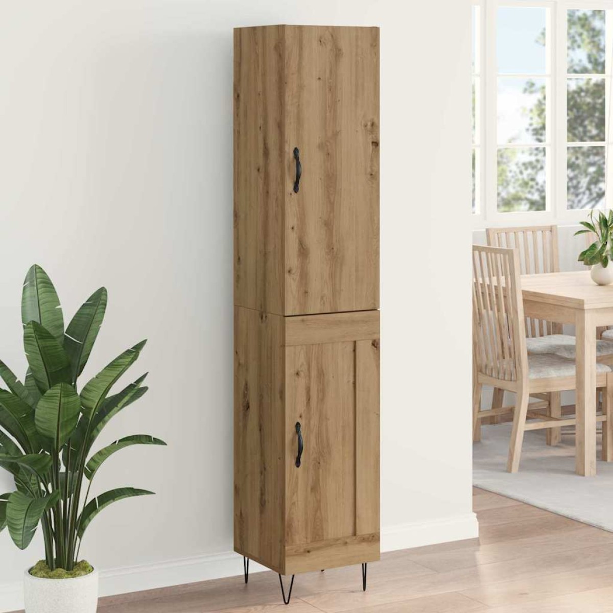 vidaXL Highboard Artisan Oak 34,5 x 34 x 90 εκ. Επεξεργασμένο Ξύλο