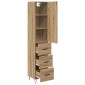 vidaXL Highboard Artisan Oak 34,5 x 34 x 90 εκ. Επεξεργασμένο Ξύλο