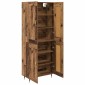 vidaXL Highboard Παλιό Ξύλο 69,5 x 34 x 90 εκ. Επεξεργασμένο Ξύλο