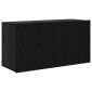 vidaXL Μονάδα Τοίχου Τηλεόρασης 5 τμχ. Μαύρη δρυς Επεξεργασμένο Ξύλο