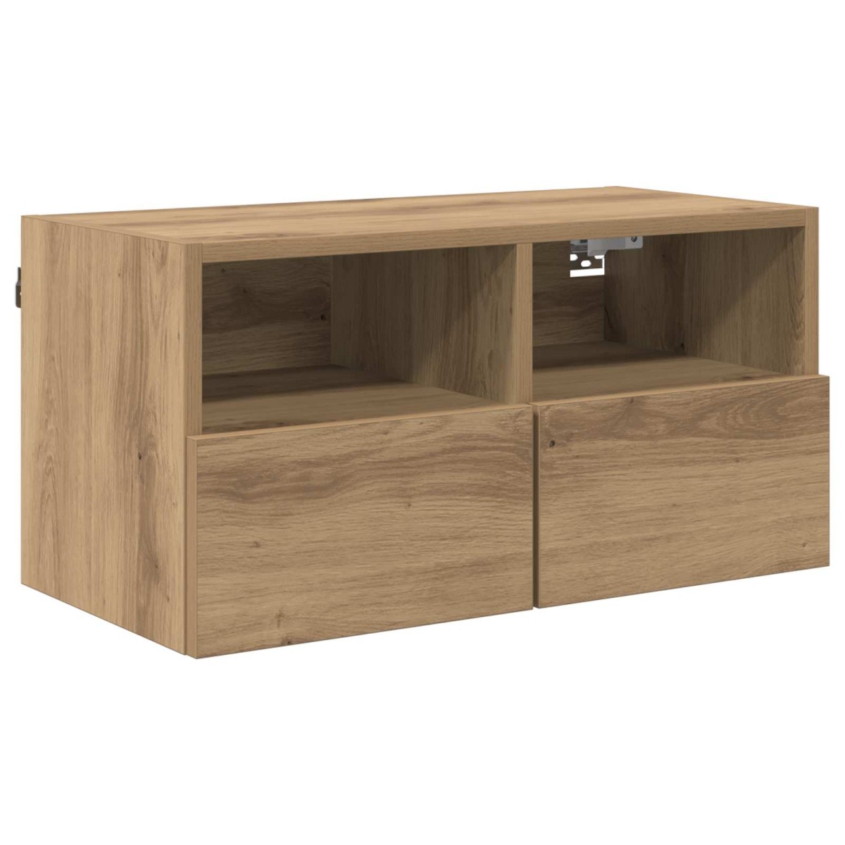 vidaXL Μονάδες Τοίχου Τηλεόρασης 4 τμχ. Artisan Oak Επεξεργασμένο Ξύλο