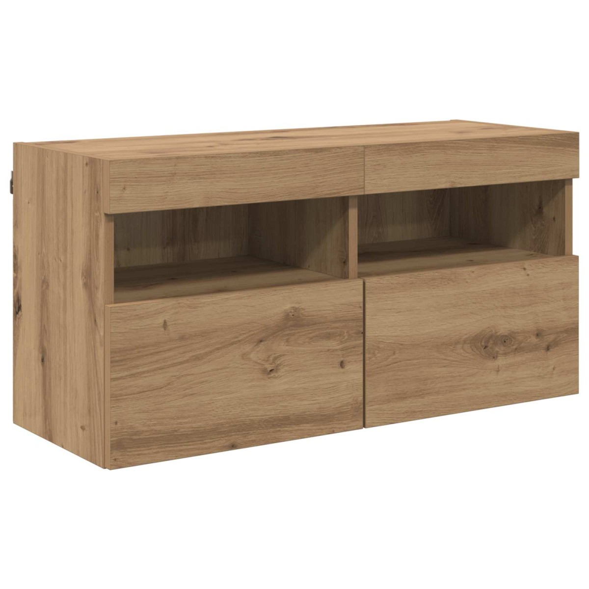 vidaXL Σετ τοίχου για τηλεόραση 7 τμχ. Artisan Oak Επεξεργασμένο Ξύλο