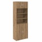 vidaXL Ντουλάπι αποθήκευσης Artisan Oak 80 x 42,5 x 225 εκ