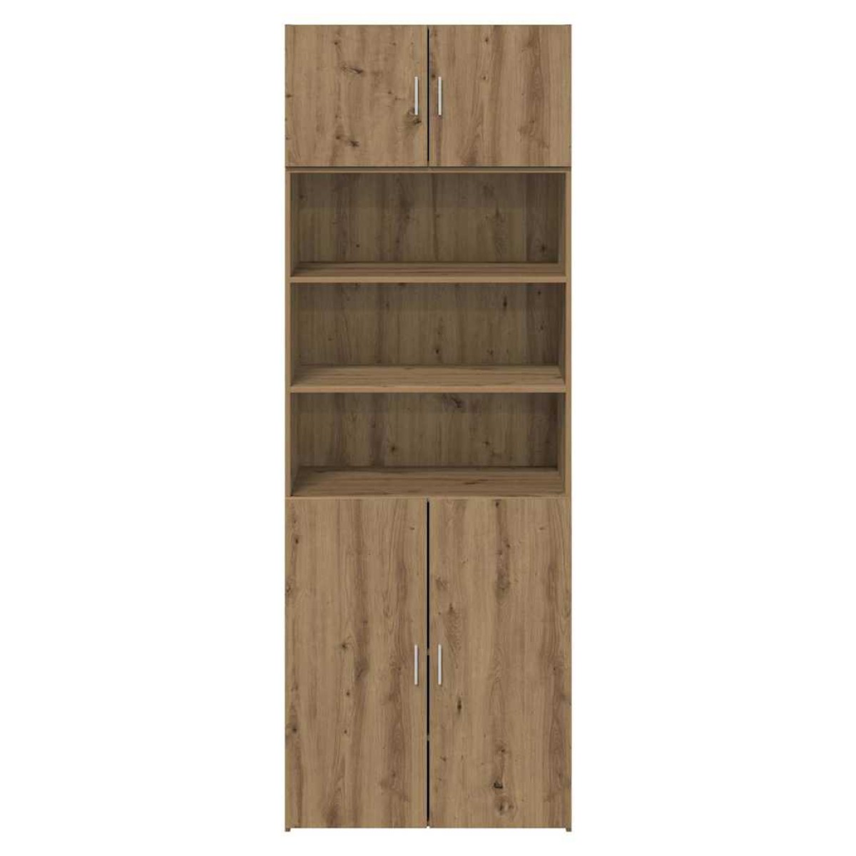 vidaXL Ντουλάπι αποθήκευσης Artisan Oak 80 x 42,5 x 225 εκ