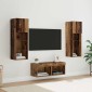 vidaXL Βάσεις τηλεόρασης 4 τμχ. Artisan Oak Επεξεργασμένο Ξύλο
