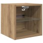 vidaXL Μονάδες Τοίχου Τηλεόρασης 8 τμχ. Artisan Oak Επεξεργασμένο Ξύλο