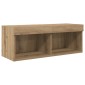 vidaXL Μονάδες Τοίχου Τηλεόρασης 4 τμχ. Artisan Oak Επεξεργασμένο Ξύλο