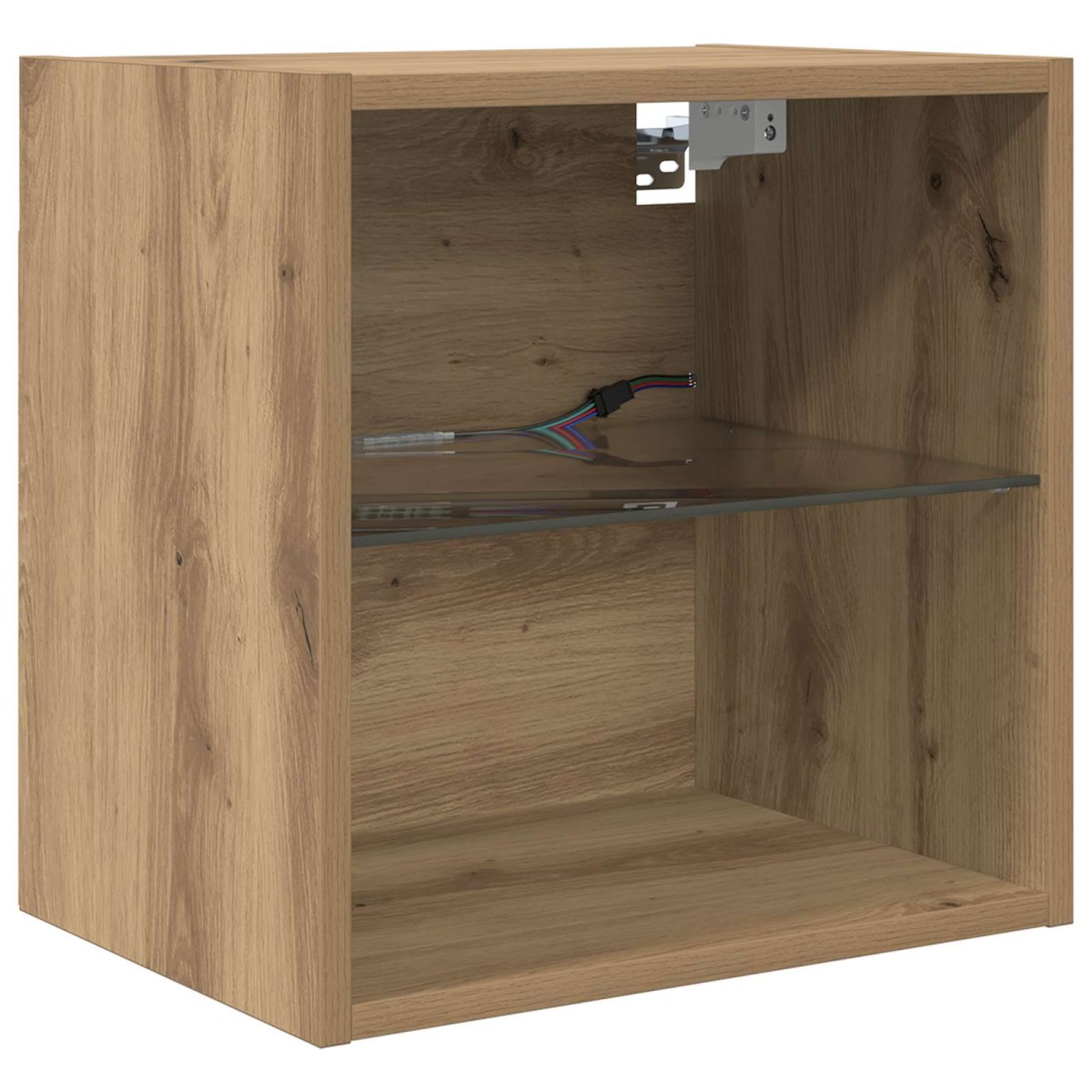 vidaXL Μονάδες Τοίχου ΤV με LED 5 τμχ. Artisan Oak 100 x 30 x 30 cm