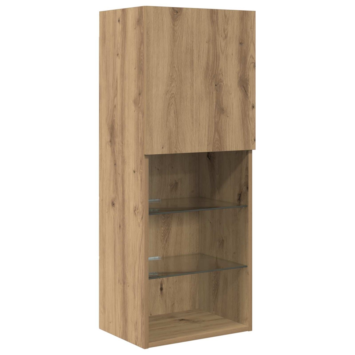 vidaXL Μονάδες Τοίχου ΤV με LED 5 τμχ. Artisan Oak 100 x 30 x 30 cm