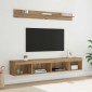 vidaXL Σετ τοίχου για τηλεόραση 5 τμχ. Artisan Oak Επεξεργασμένο Ξύλο