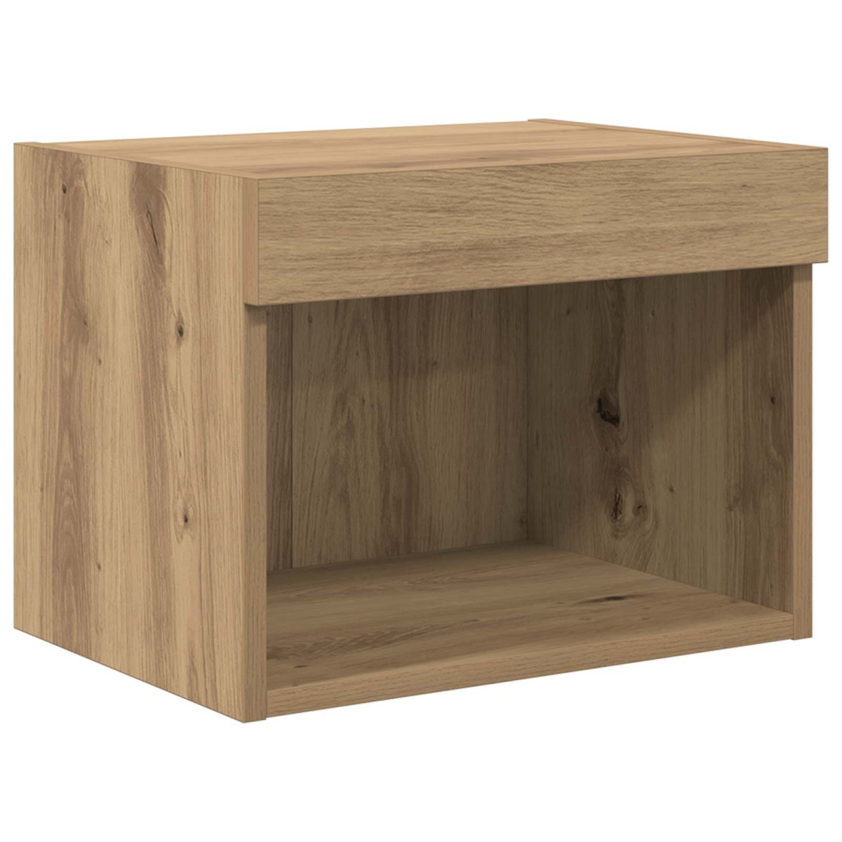 vidaXL Μονάδες Τοίχου ΤV με LED 5 τμχ. Artisan Oak Επεξεργασμένο Ξύλο