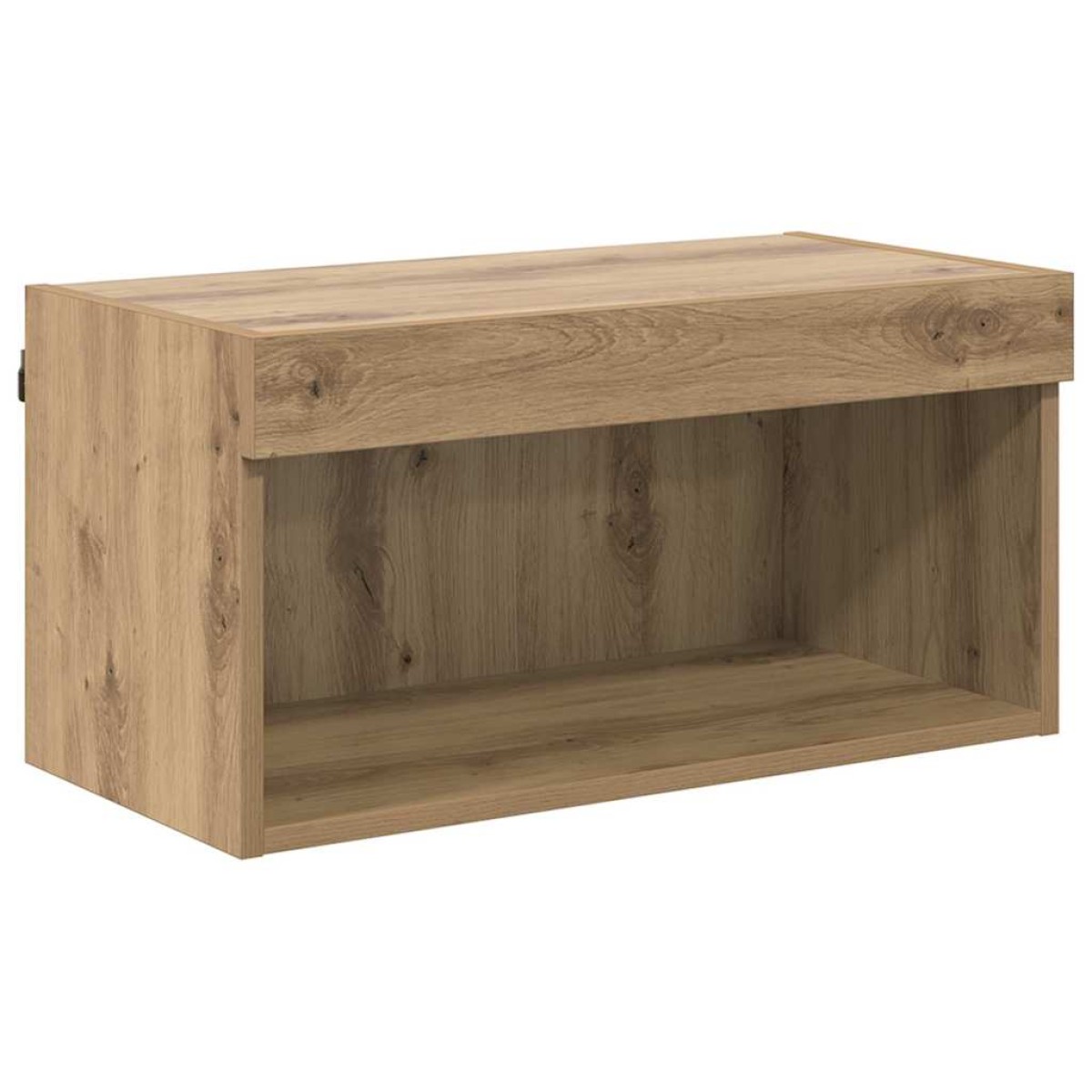vidaXL Μονάδες Τοίχου ΤV με LED 6 τμχ. Artisan Oak Επεξεργασμένο Ξύλο