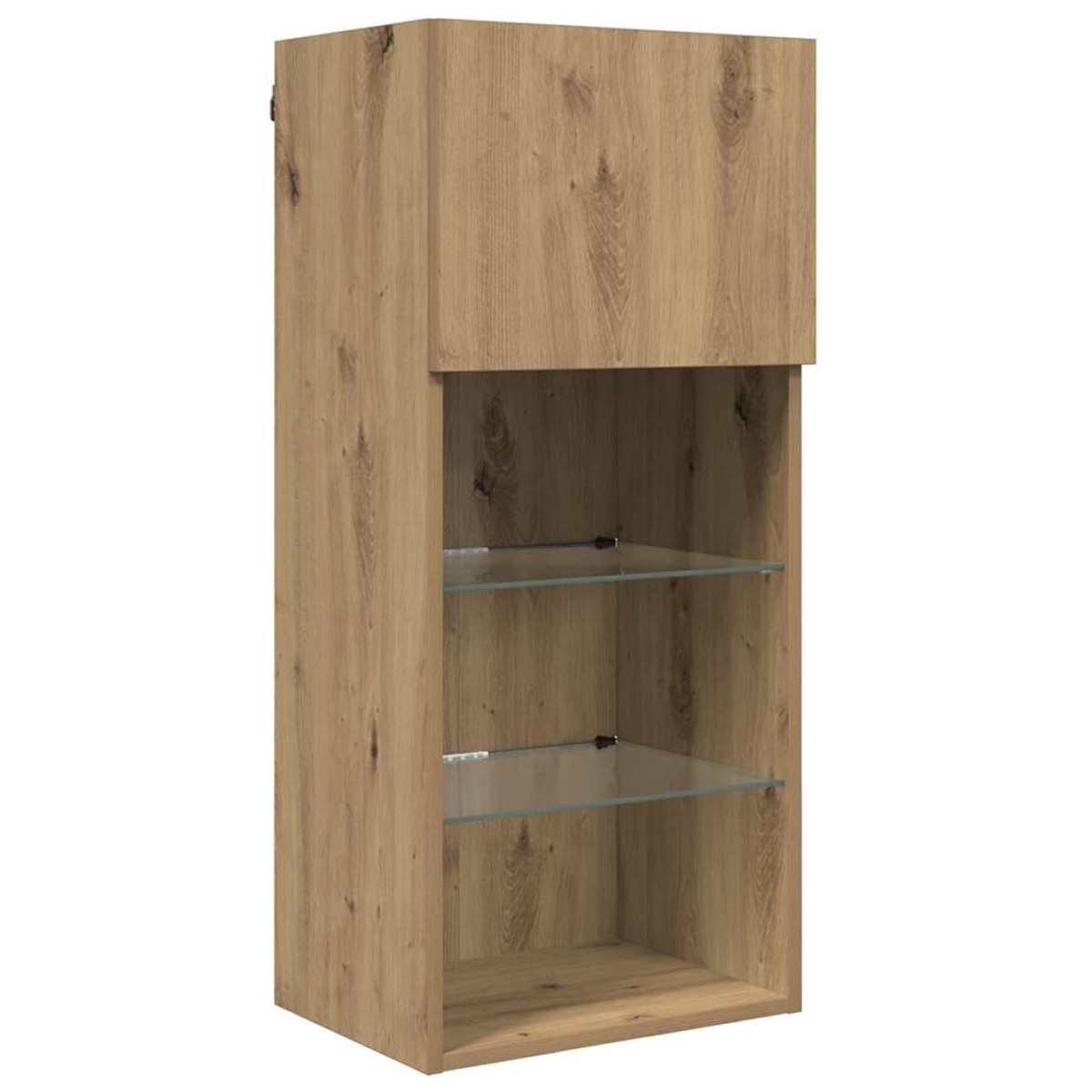 vidaXL Μονάδες Τοίχου ΤV με LED 5 τμχ. Artisan Oak Επεξεργασμένο ξύλο