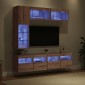 vidaXL Ντουλάπι TV 7 τμχ. Artisan Oak Επεξεργασμένο Ξύλο