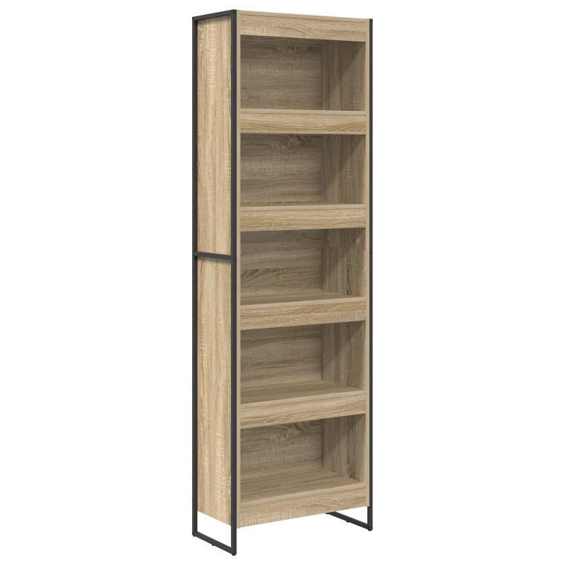 vidaXL Βιβλιοθήκη 60 x 30 x 189,5 εκ Επεξεργασμένο Ξύλο Σονόμα