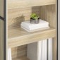 vidaXL Βιβλιοθήκη 60 x 30 x 189,5 εκ Επεξεργασμένο Ξύλο Σονόμα