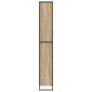 vidaXL Βιβλιοθήκη 60 x 30 x 189,5 εκ Επεξεργασμένο Ξύλο Σονόμα