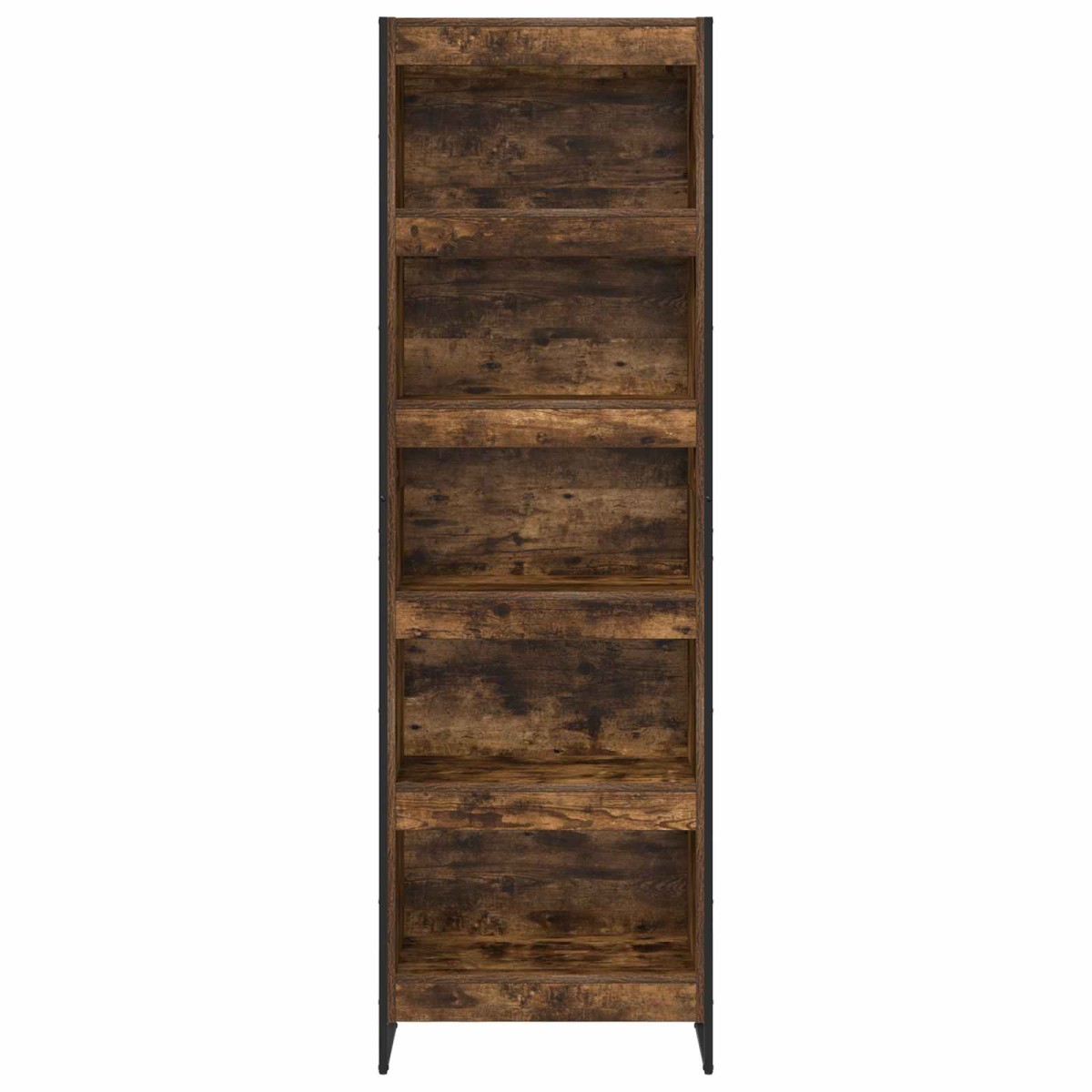 vidaXL Βιβλιοθήκη 60 x 30 x 189,5 εκ Επεξεργασμένο Ξύλο Καπνιστό Δρύς