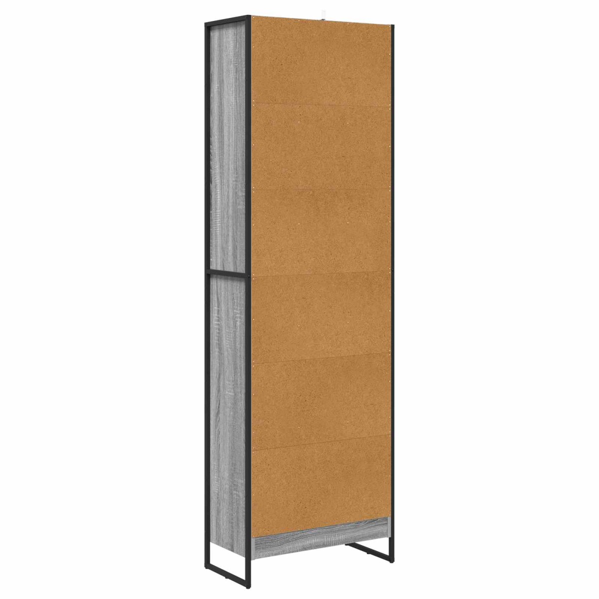 vidaXL Βιβλιοθήκη 60 x 30 x 189,5 εκ Επεξεργασμένο Ξύλο Γκρίζο Σονομα