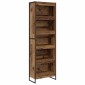 vidaXL Βιβλιοθήκη 60 x 30 x 189,5 εκ Επεξεργασμένο Ξύλο Παλιό Ξύλο