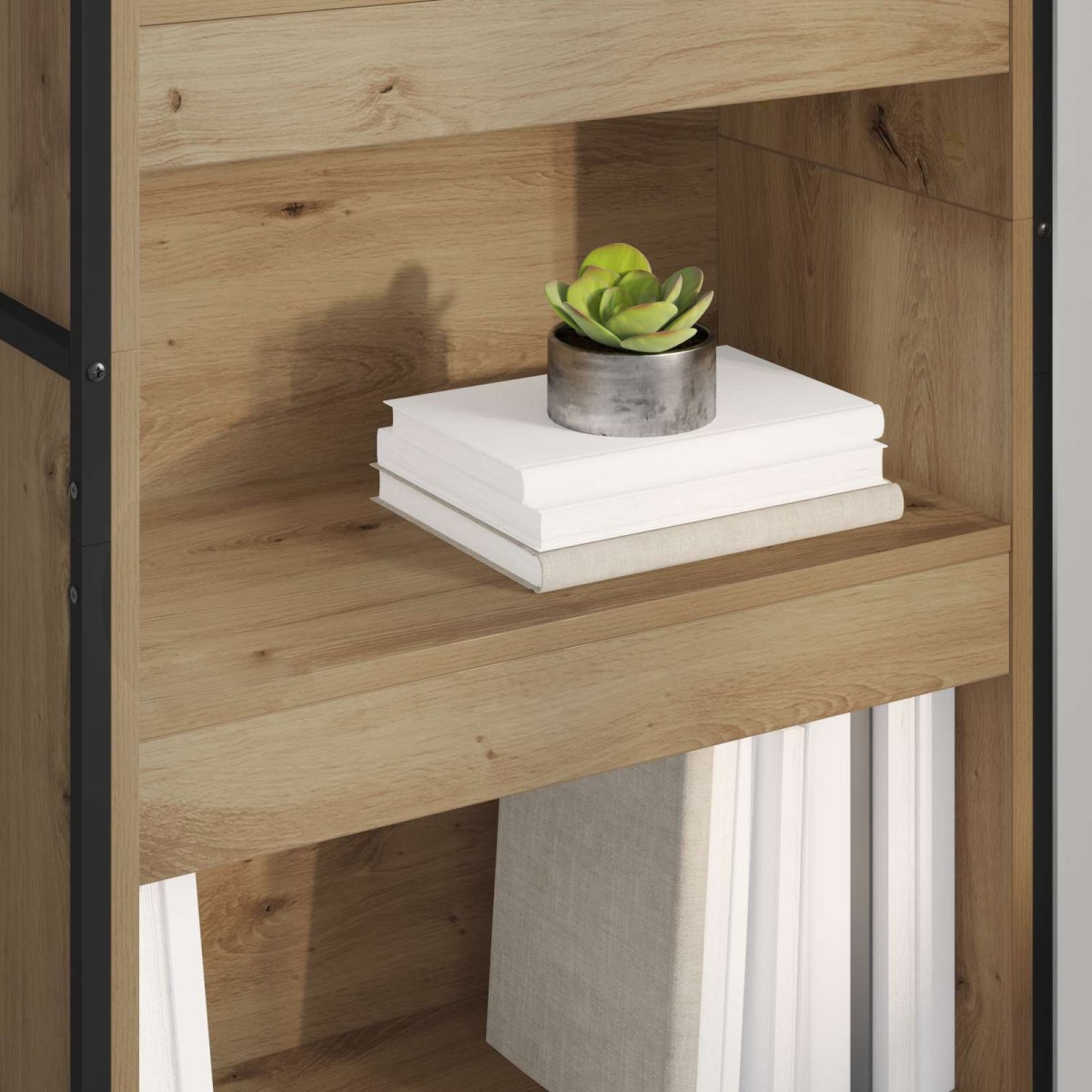 vidaXL Βιβλιοθήκη 60 x 30 x 189,5 εκ Επεξεργασμένο Ξύλο