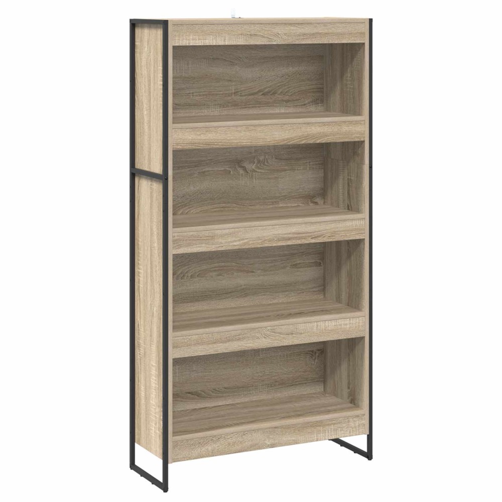 vidaXL Βιβλιοθήκη 80 x 30 x 155 εκ Επεξεργασμένο Ξύλο Σονόμα