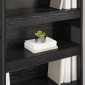 vidaXL Βιβλιοθήκη 80 x 30 x 189,5 εκ Επεξεργασμένο Ξύλο Μαύρη Οξυά