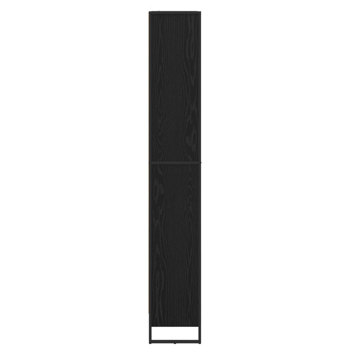 vidaXL Βιβλιοθήκη 80 x 30 x 189,5 εκ Επεξεργασμένο Ξύλο Μαύρη Οξυά