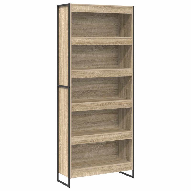 vidaXL Βιβλιοθήκη 80 x 30 x 189,5 εκ Επεξεργασμένο Ξύλο Σονόμα