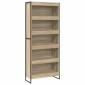 vidaXL Βιβλιοθήκη 80 x 30 x 189,5 εκ Επεξεργασμένο Ξύλο Σονόμα