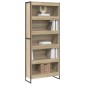 vidaXL Βιβλιοθήκη 80 x 30 x 189,5 εκ Επεξεργασμένο Ξύλο Σονόμα