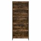 vidaXL Βιβλιοθήκη 80 x 30 x 189,5 εκ Επεξεργασμένο Ξύλο Καπνιστό Δρύς