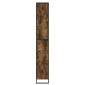 vidaXL Βιβλιοθήκη 80 x 30 x 189,5 εκ Επεξεργασμένο Ξύλο Καπνιστό Δρύς