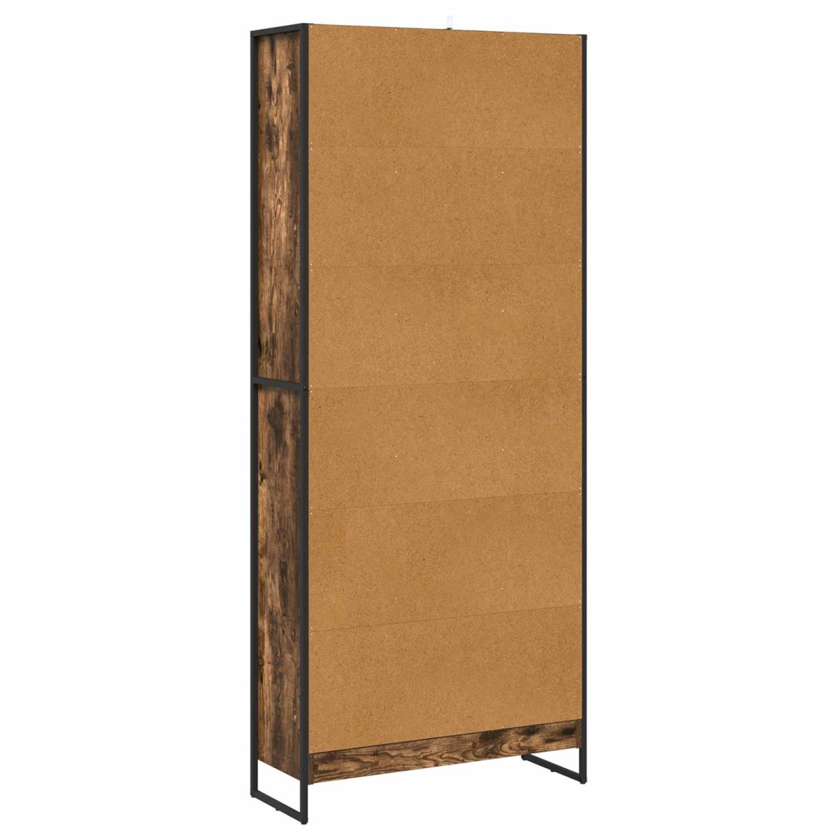 vidaXL Βιβλιοθήκη 80 x 30 x 189,5 εκ Επεξεργασμένο Ξύλο Καπνιστό Δρύς