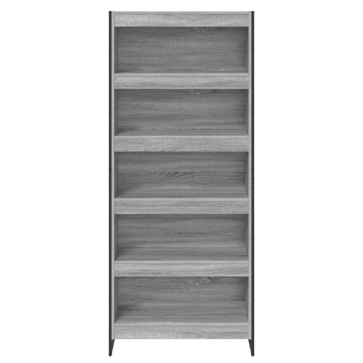 vidaXL Βιβλιοθήκη 80 x 30 x 189,5 εκ Επεξεργασμένο Ξύλο Γκρίζο Σονομα