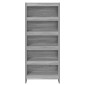 vidaXL Βιβλιοθήκη 80 x 30 x 189,5 εκ Επεξεργασμένο Ξύλο Γκρίζο Σονομα